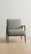 Sage Gray linen accent chair