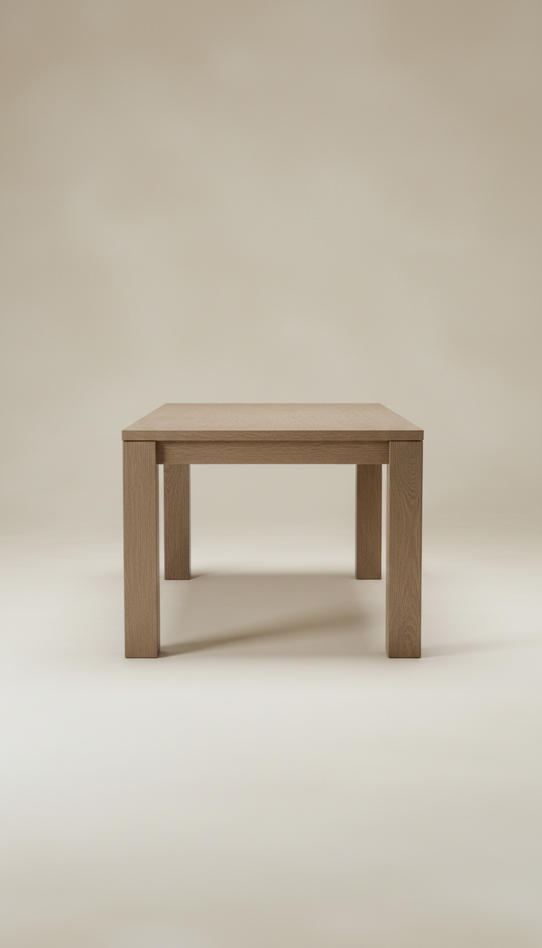 Warm Stone oak dining table