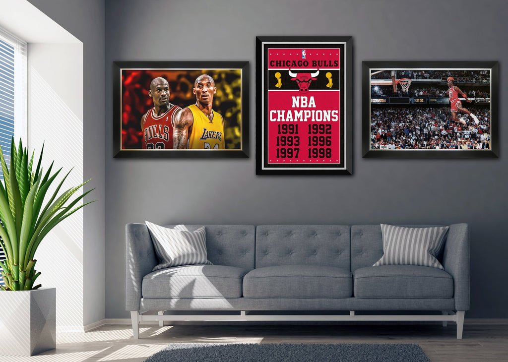 Michael Jordan 1988 All Star Game Slam Dunk Framed